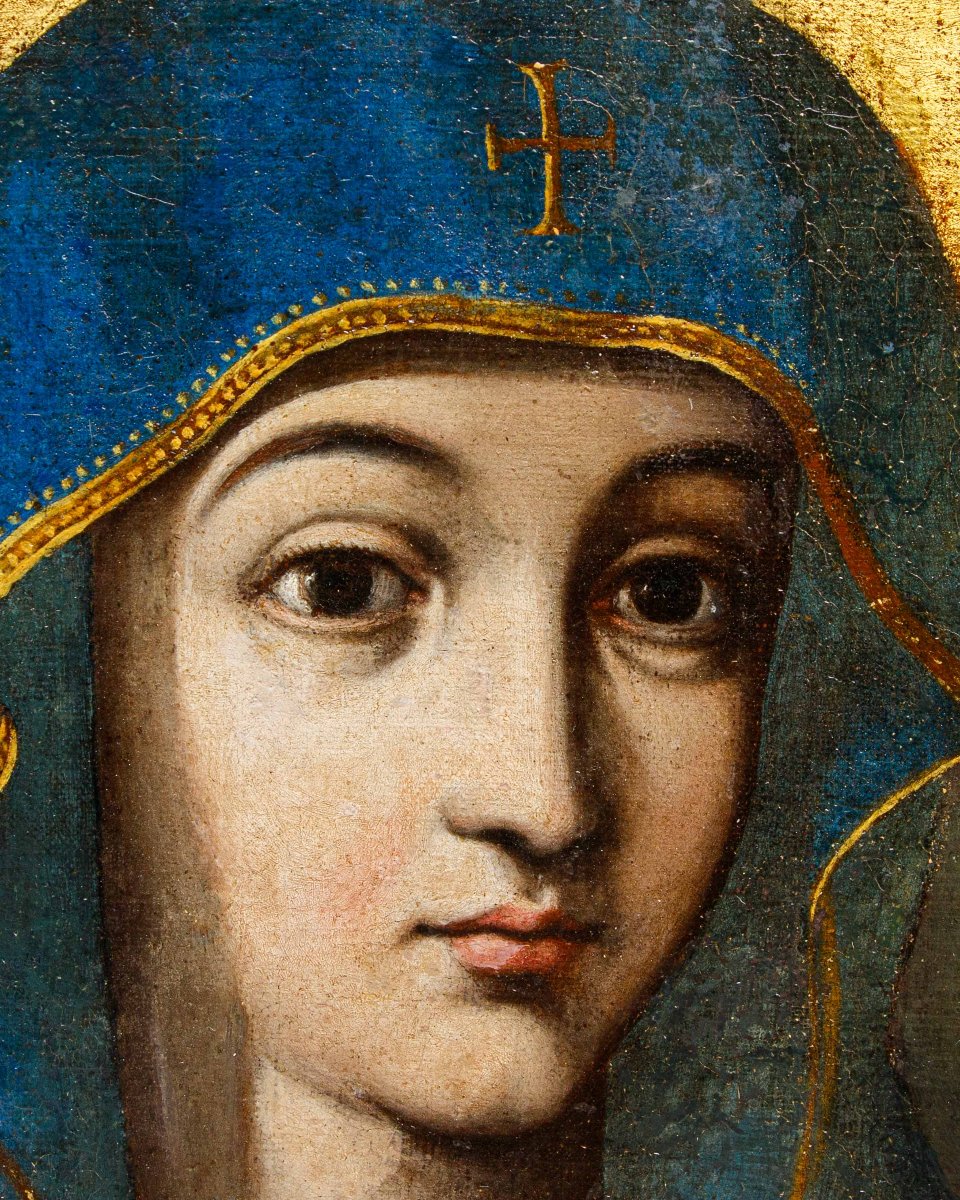 Giacinto Gimignani (1606 – 1681), attr., Salus Populi Romani con Sant’Antonio da Padova-photo-3