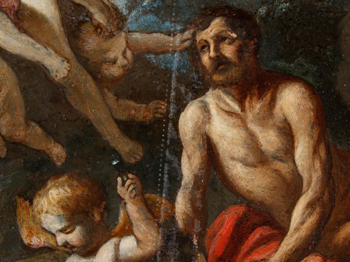 Cornelis Shut (Anversa, 1597 – Anversa, 1655), attr., Venere si presenta alla fucina di Vulcano-photo-2