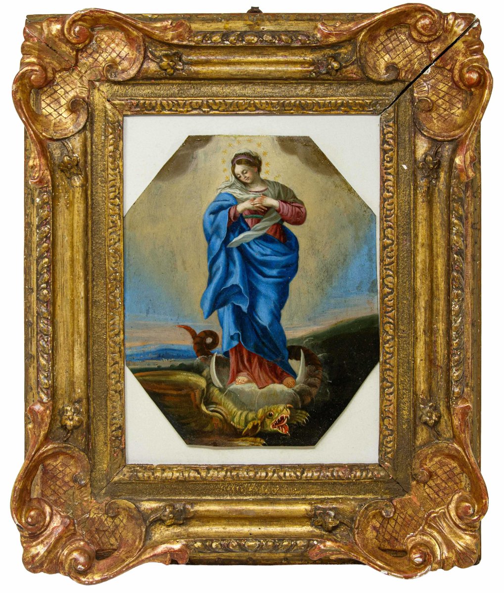 Pittore cortonesco, XVII secolo, Immacolata