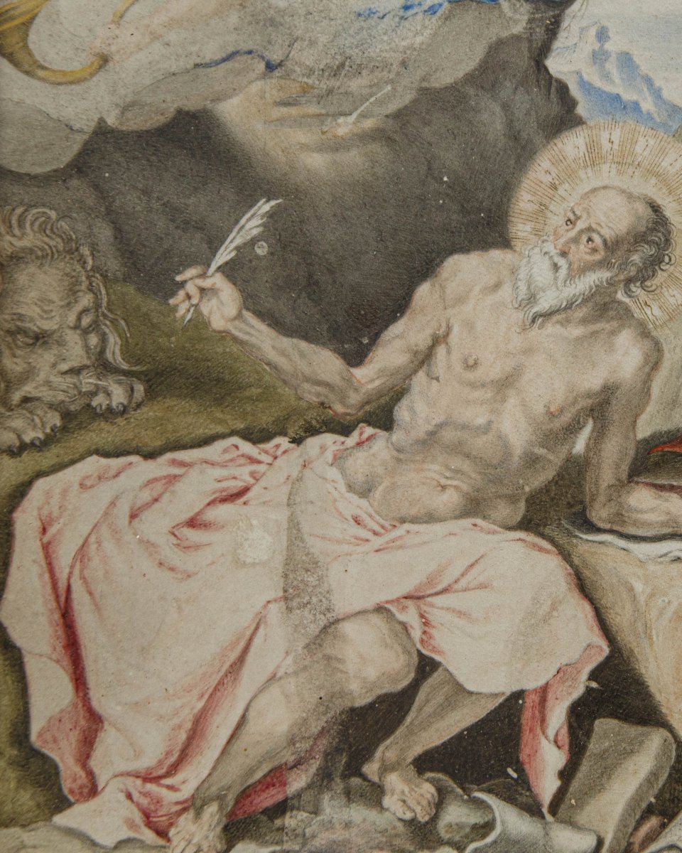 XVII secolo, San Girolamo nel deserto-photo-4