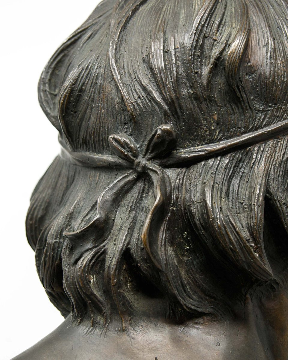 Vincenzo Gemito (Napoli, 1852 – 1929), Busto di filosofo-photo-4