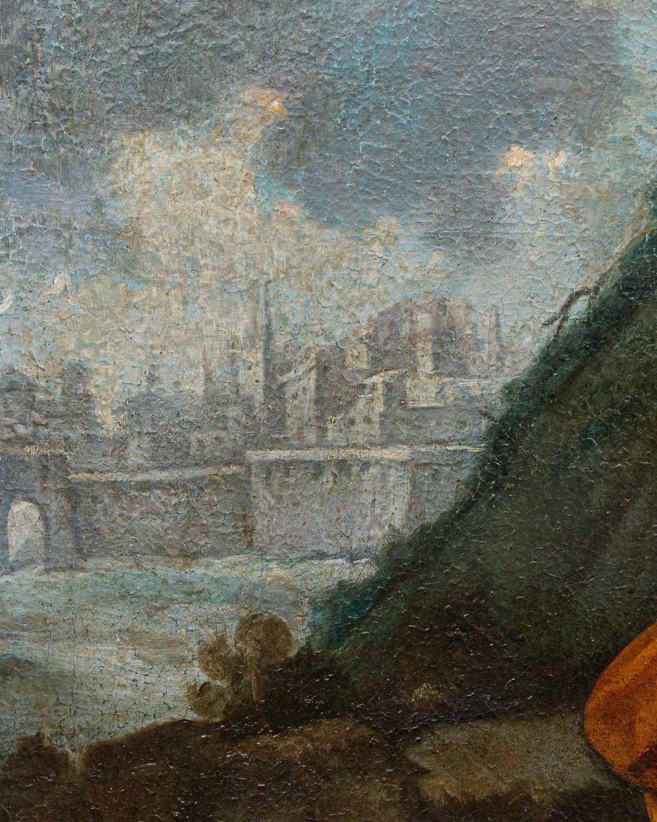 Cerchia di Marcantonio Franceschini(Bologna, 1648 – 1729), Loth e le sue figlie-photo-5