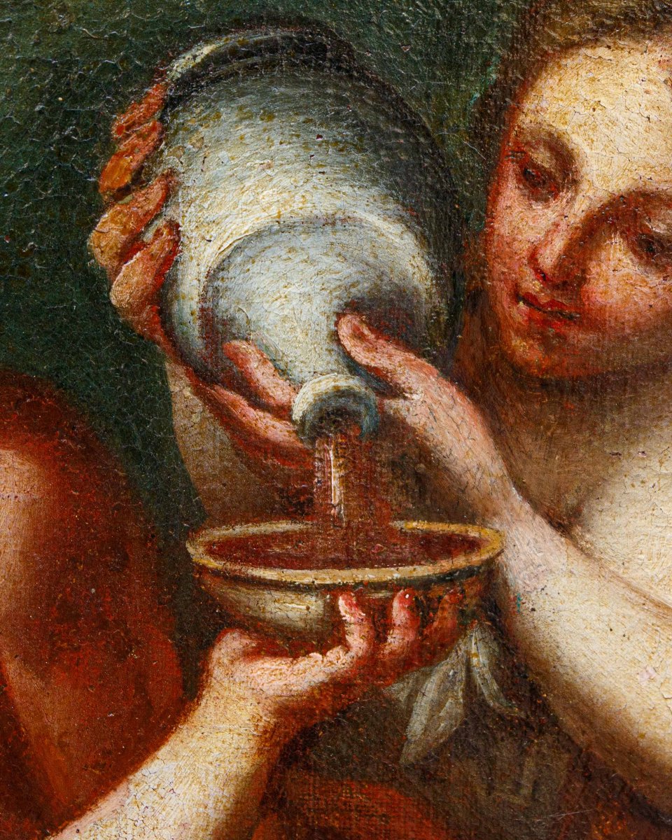 Cerchia di Marcantonio Franceschini(Bologna, 1648 – 1729), Loth e le sue figlie-photo-6