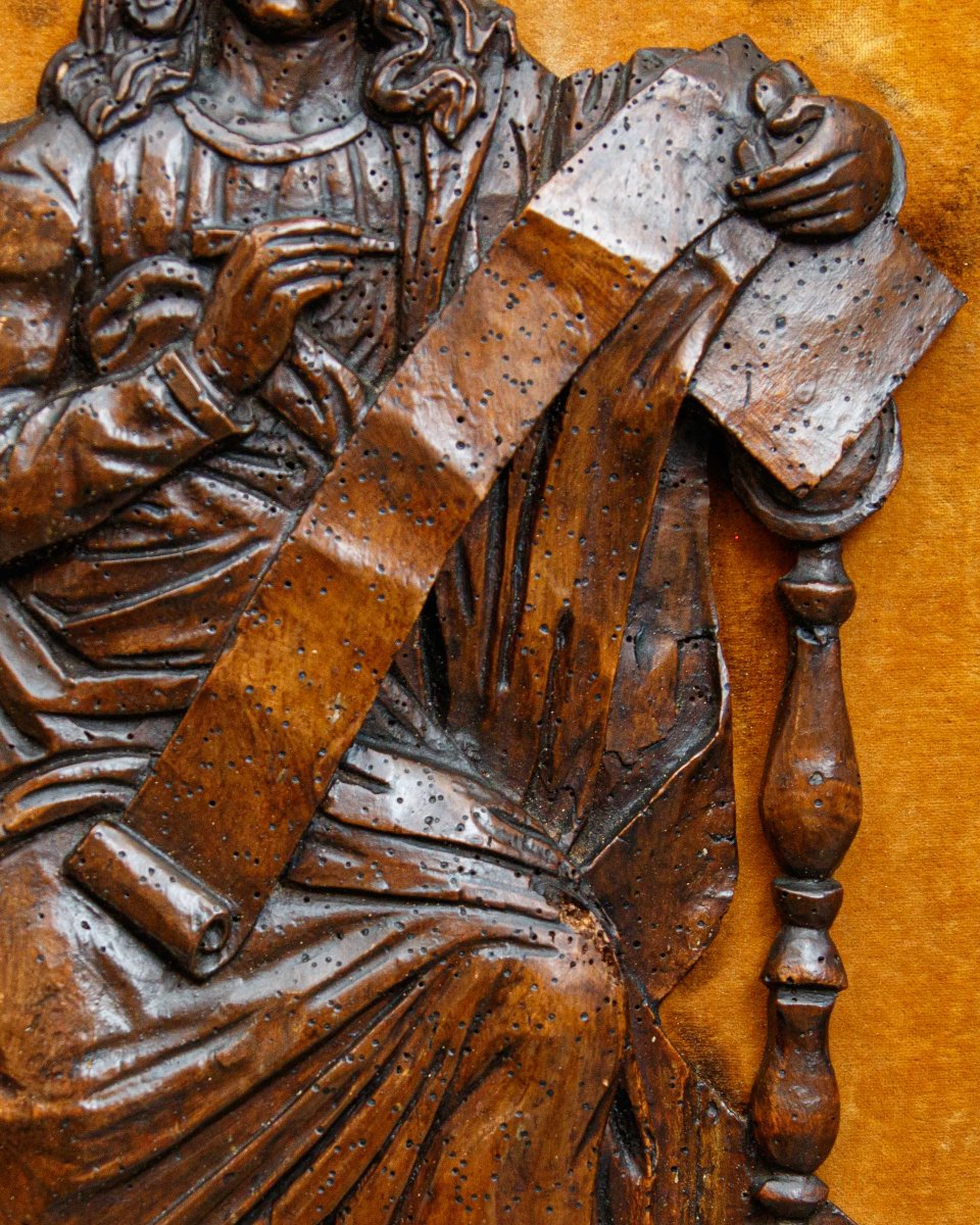 XVII secolo, Pannello con San Giovanni Evangelista-photo-2