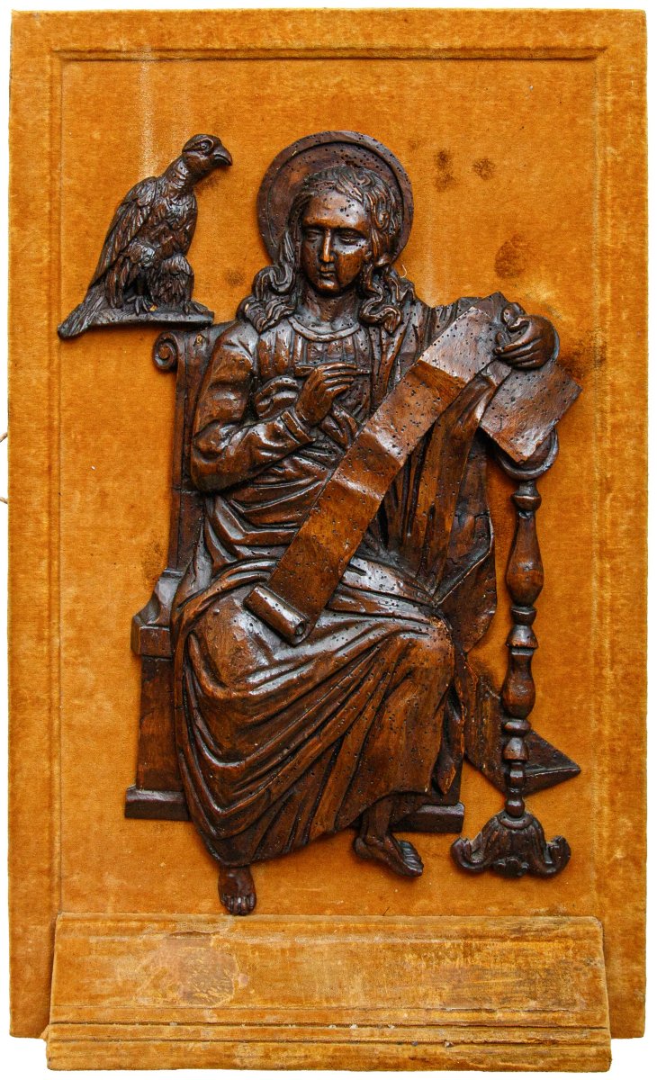 XVII secolo, Pannello con San Giovanni Evangelista