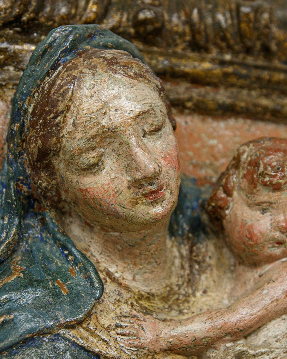 Scuola bolognese del XVII secolo, Madonna col Bambino-photo-4