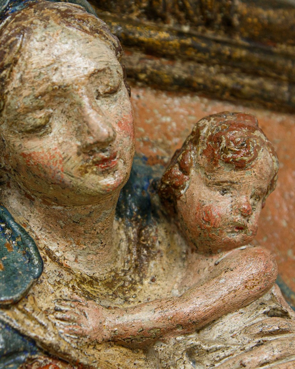 Scuola bolognese del XVII secolo, Madonna col Bambino-photo-5