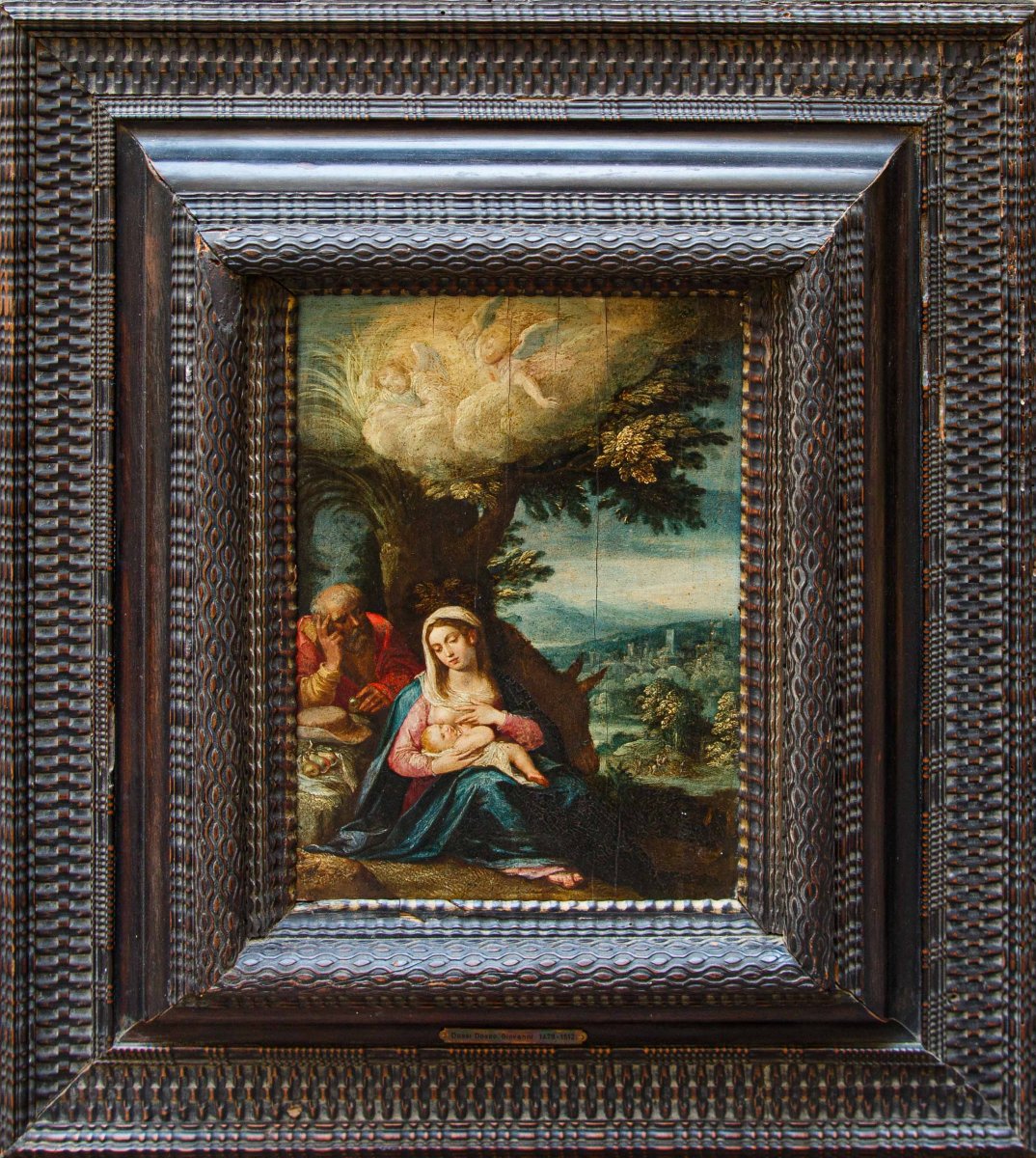Christoph Schwarz (Ingolstadt, 1548 – Monaco di Baviera, 1592),Riposo durante la fuga in Egitto