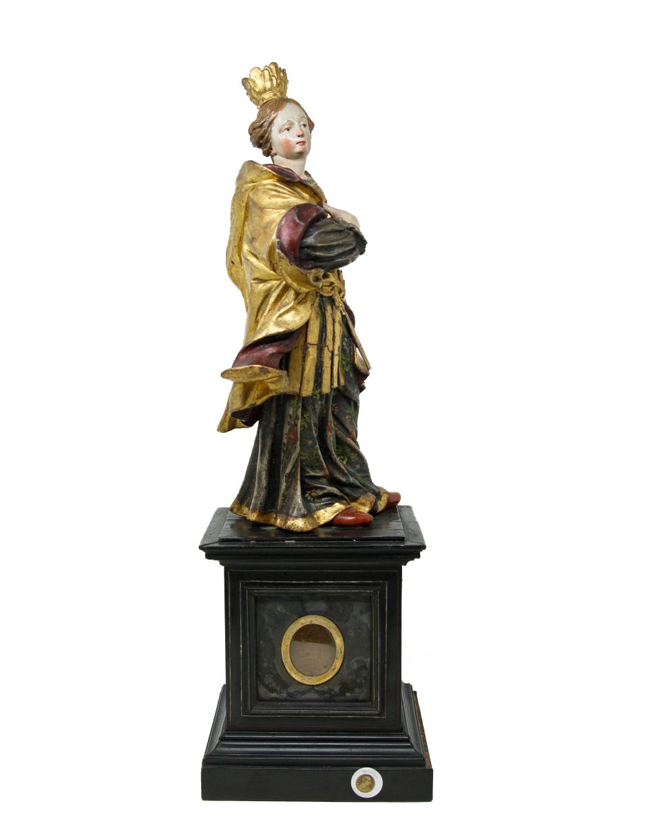 Germania, XVIII secolo, Reliquario con Santa Caterina d’Alessandria-photo-4