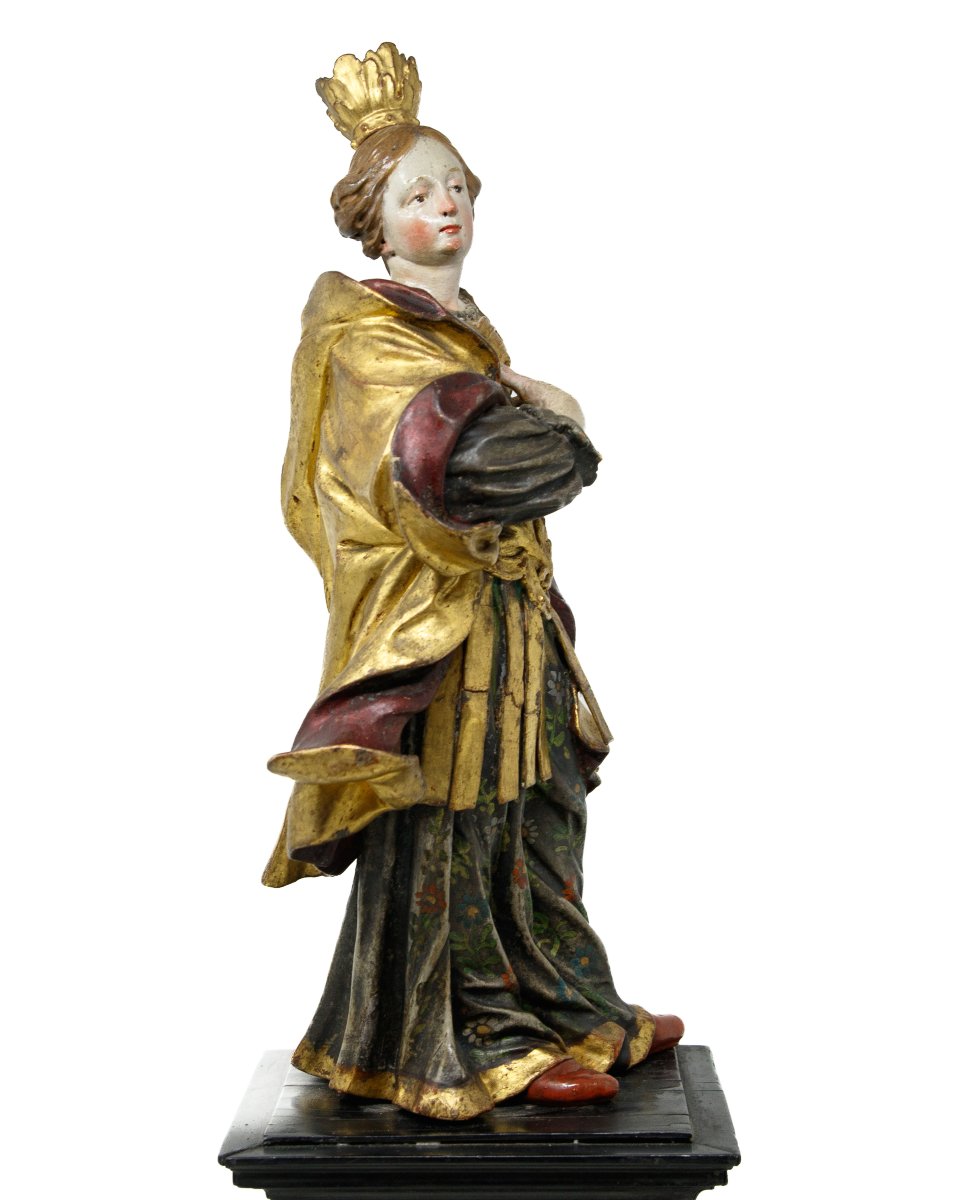 Germania, XVIII secolo, Reliquario con Santa Caterina d’Alessandria-photo-4