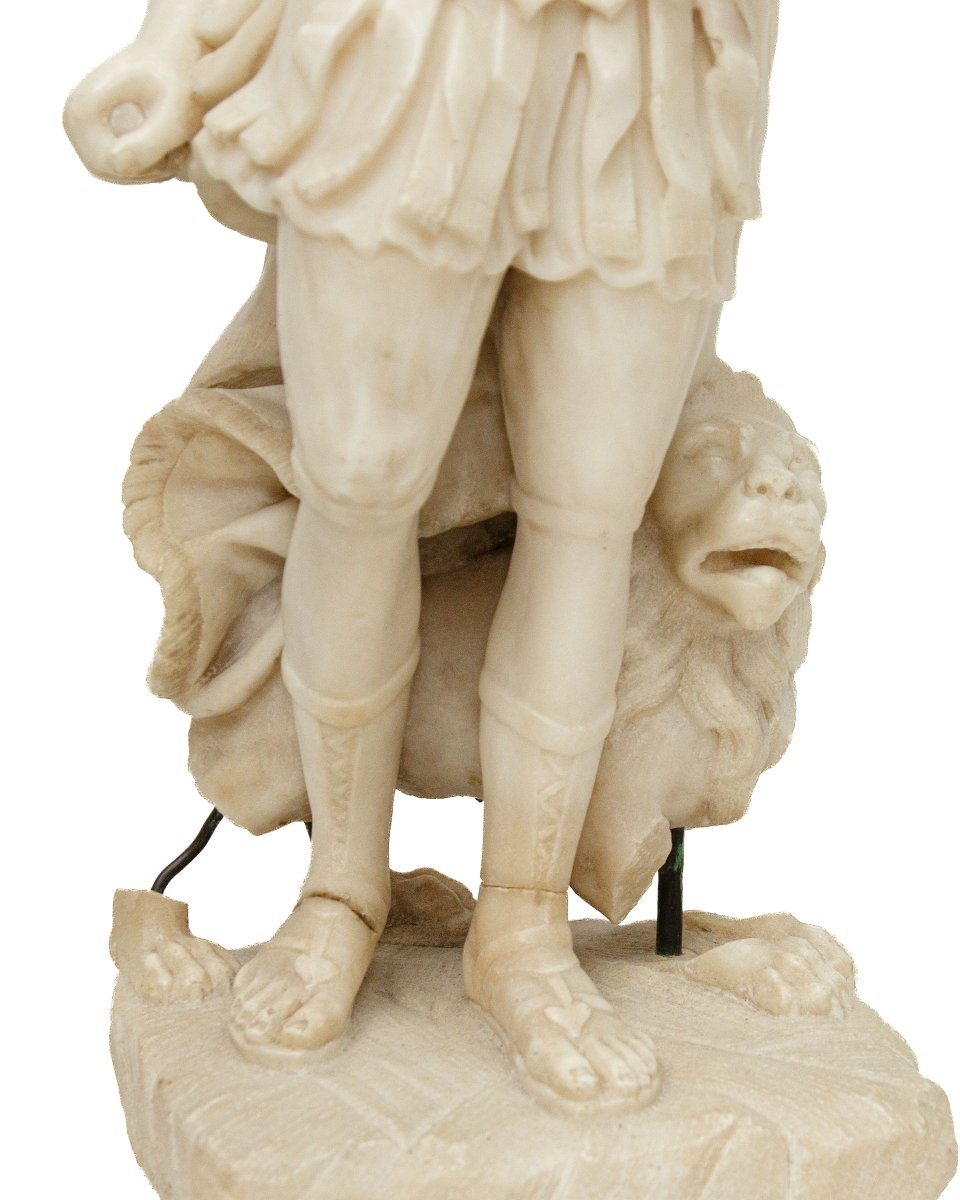 XVI secolo, Figura in armatura con il leone-photo-3