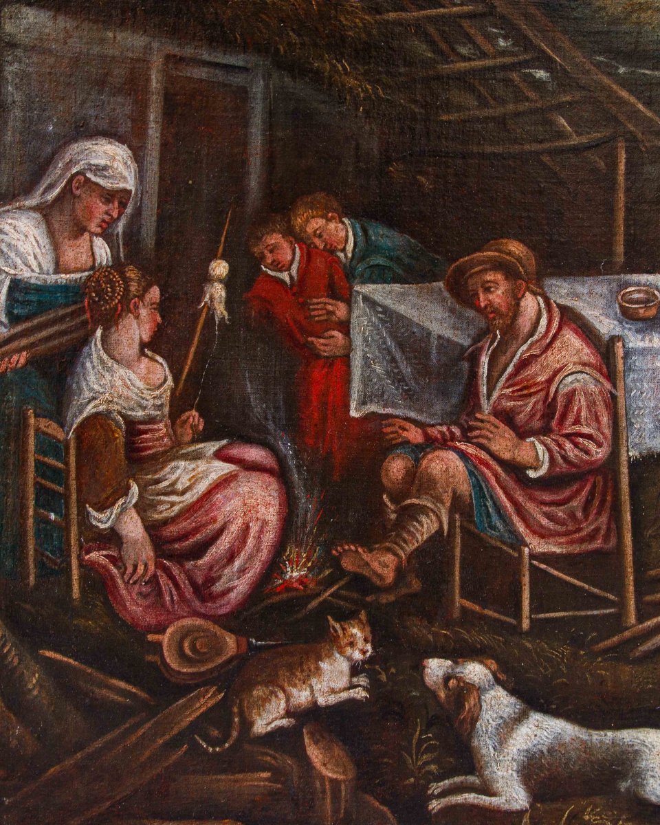 Ambito di Leandro Bassano (1557 - 1622), Allegoria dell’inverno-photo-4