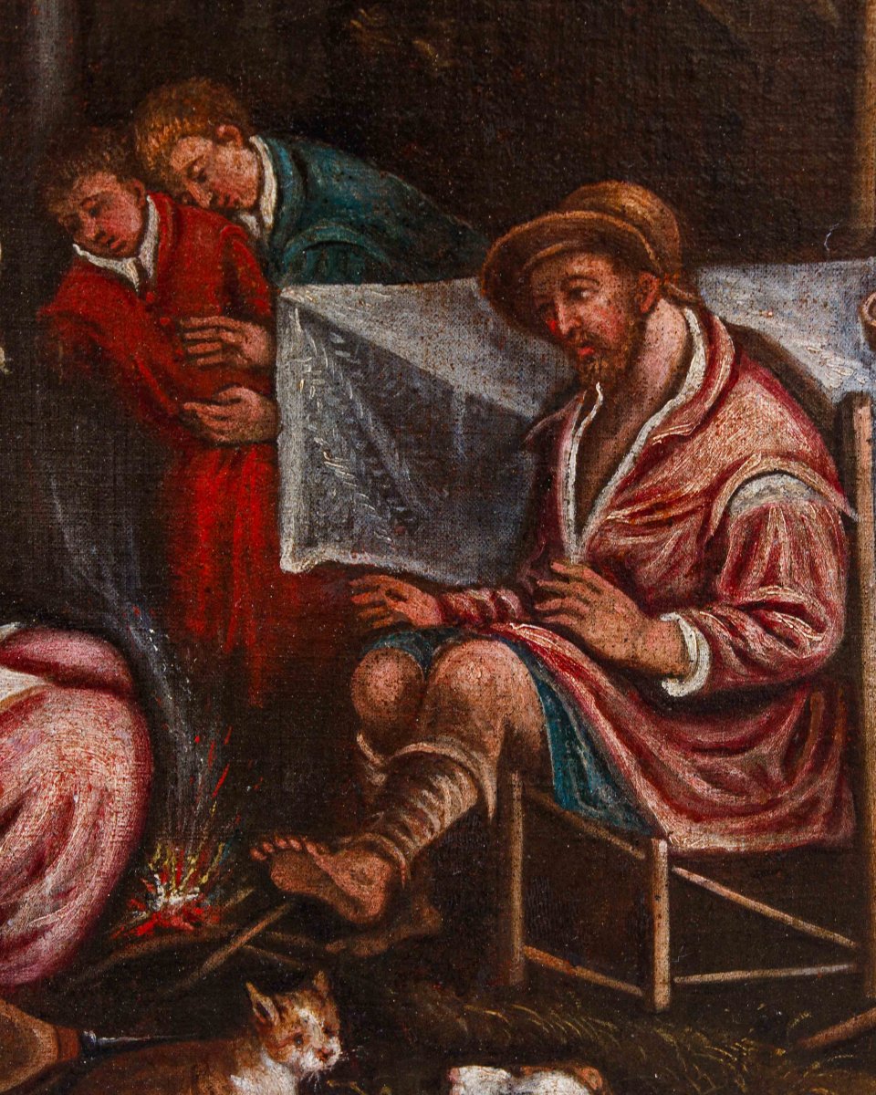 Ambito di Leandro Bassano (1557 - 1622), Allegoria dell’inverno-photo-3
