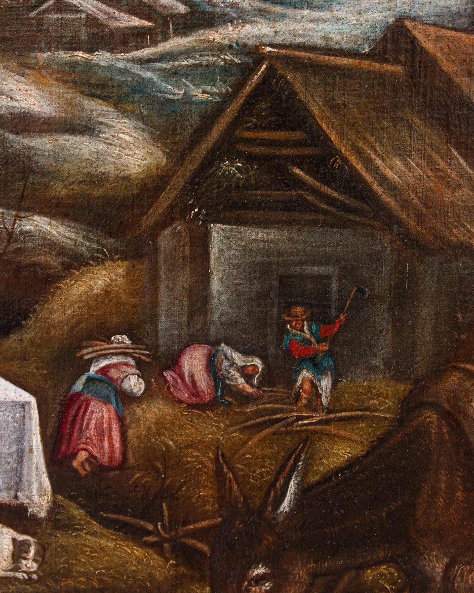 Ambito di Leandro Bassano (1557 - 1622), Allegoria dell’inverno-photo-5