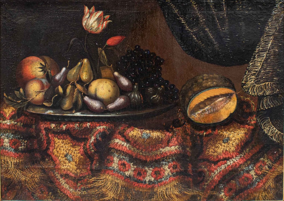 Francesco Fieravino detto Il Maltese (Malta 1611 – Roma 1654), attr., Natura morta con armatura-photo-2