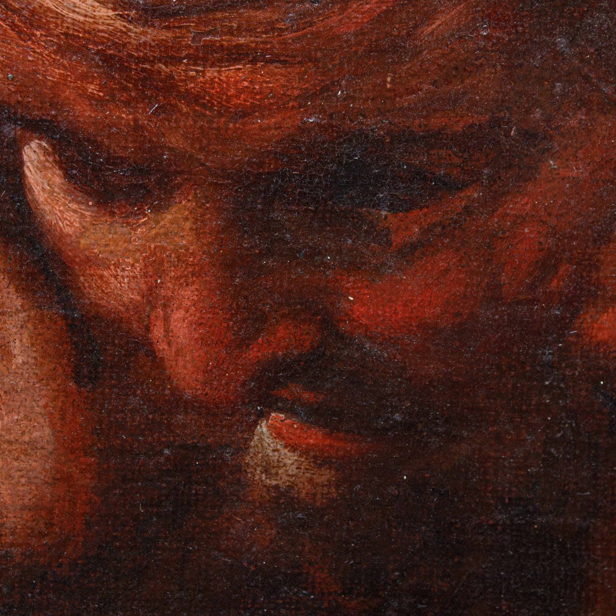 Antonio Zanchi (Este, 1631 – Venezia, 1722), Studio di un volto maschile-photo-1