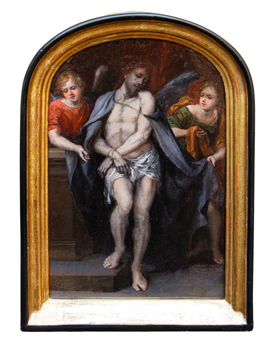 XVII secolo, Cristo con due angeli al sepolcro