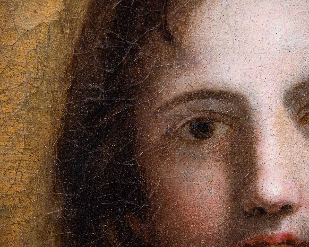 Scuola del XVI-XVII secolo, Cristo Benedicente-photo-1