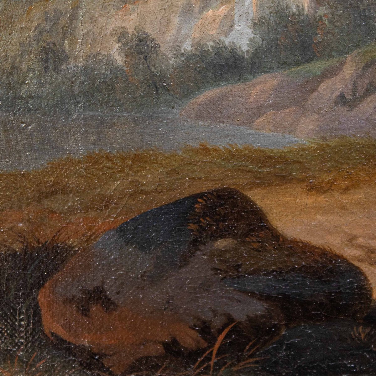 Cerchia di Nicolaes Berchem (1620, Haarlem - 1683, Amsterdam), Scena con armenti-photo-4