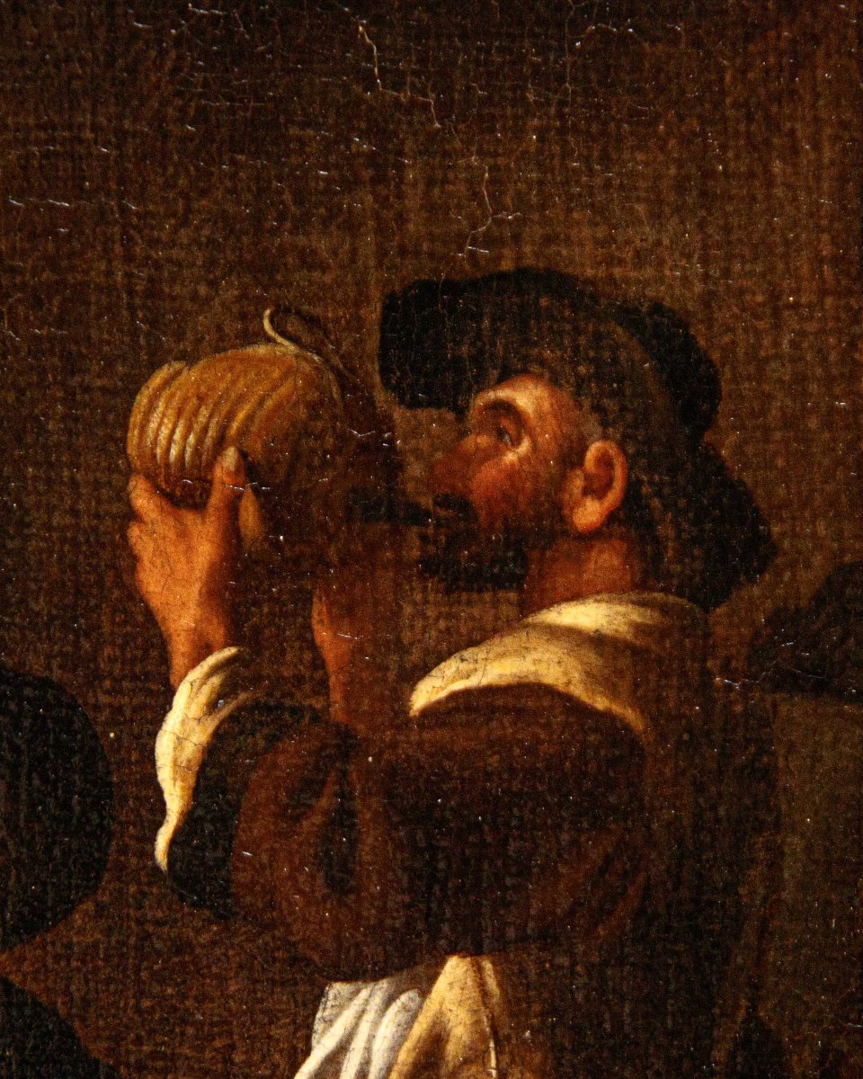 Johannes Lingelbach, talvolta anche Jan (1622 – 1674), Scena con bevitori-photo-3