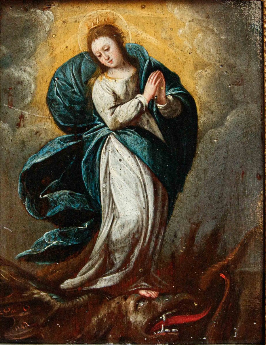 Bottega di Carlo Francesco Nuvolone (Milano, 1609  - 1662), Immacolata-photo-2