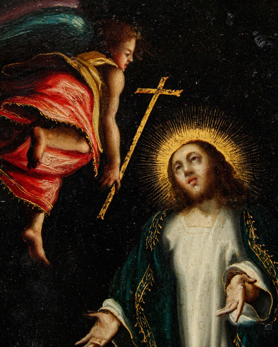 Seguace di Antonio Allegri, detto Correggio (1489 – 1534), Orazione nell'orto-photo-5