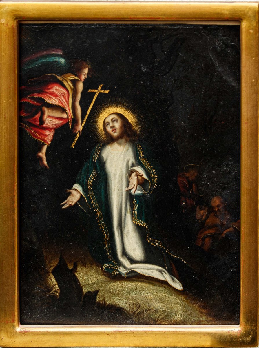 Seguace di Antonio Allegri, detto Correggio (1489 – 1534), Orazione nell'orto