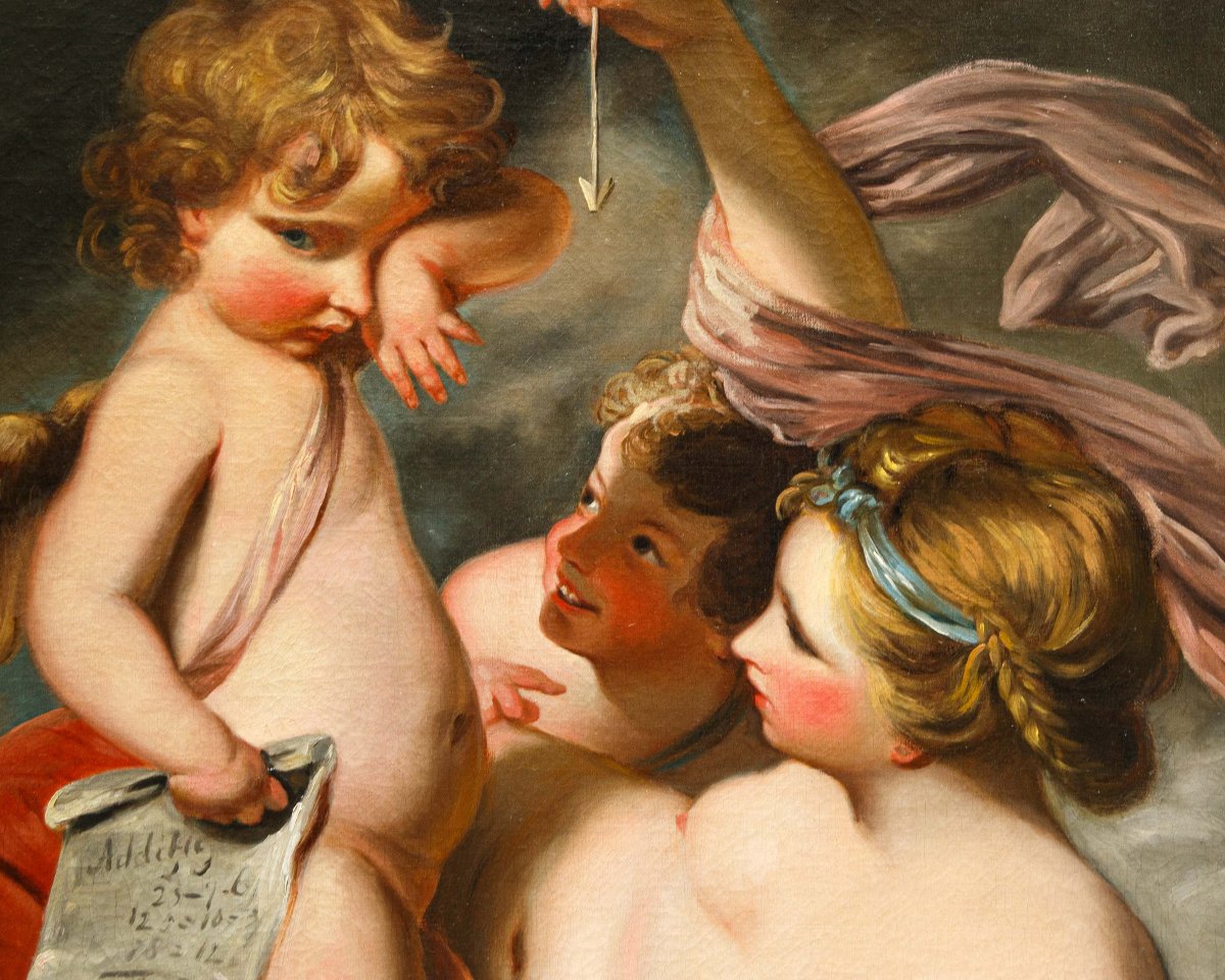 Joshua Reynolds (Plympton, 1723 – Londra, 1792), Seguace di, Educazione di Cupido-photo-6