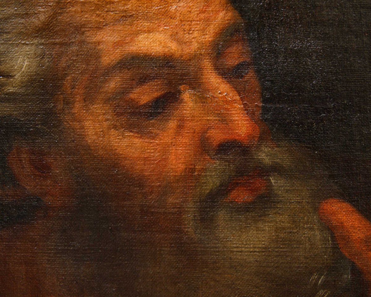 Giambettino Cignaroli (Verona, 1706 – 1770),attr., Sacra Famiglia con San Giovannino-photo-4
