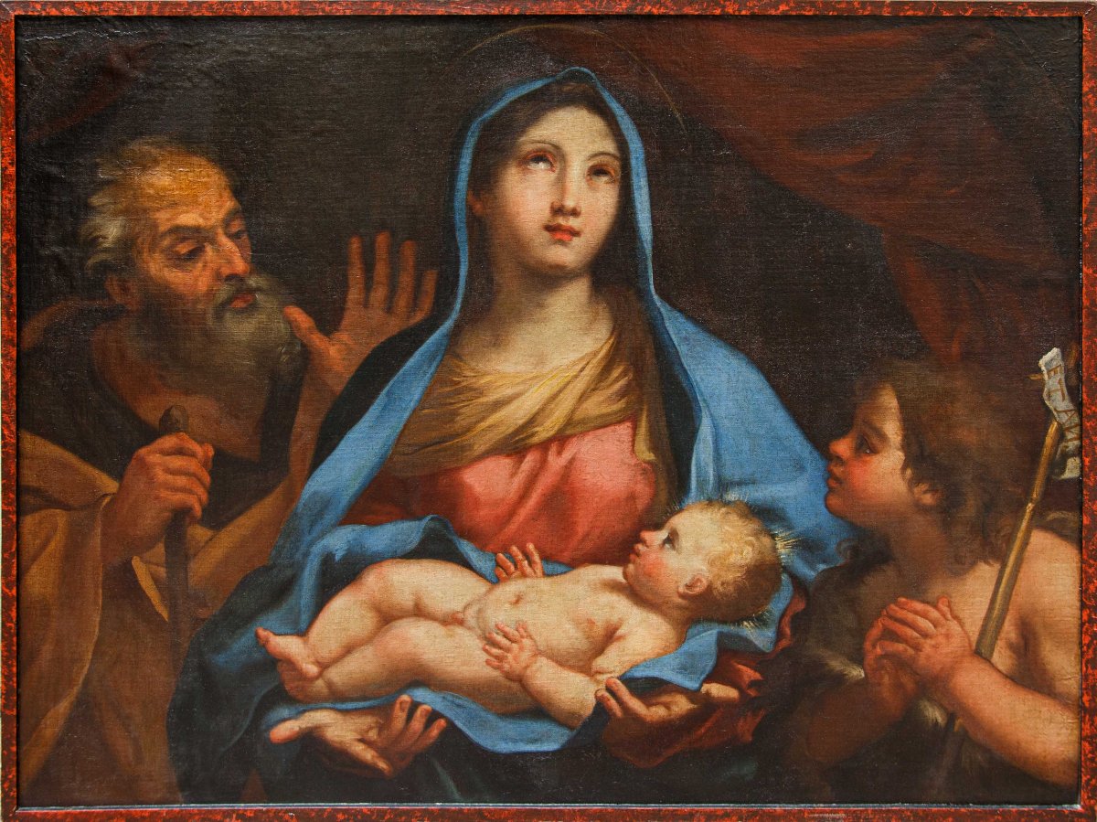 Giambettino Cignaroli (Verona, 1706 – 1770),attr., Sacra Famiglia con San Giovannino
