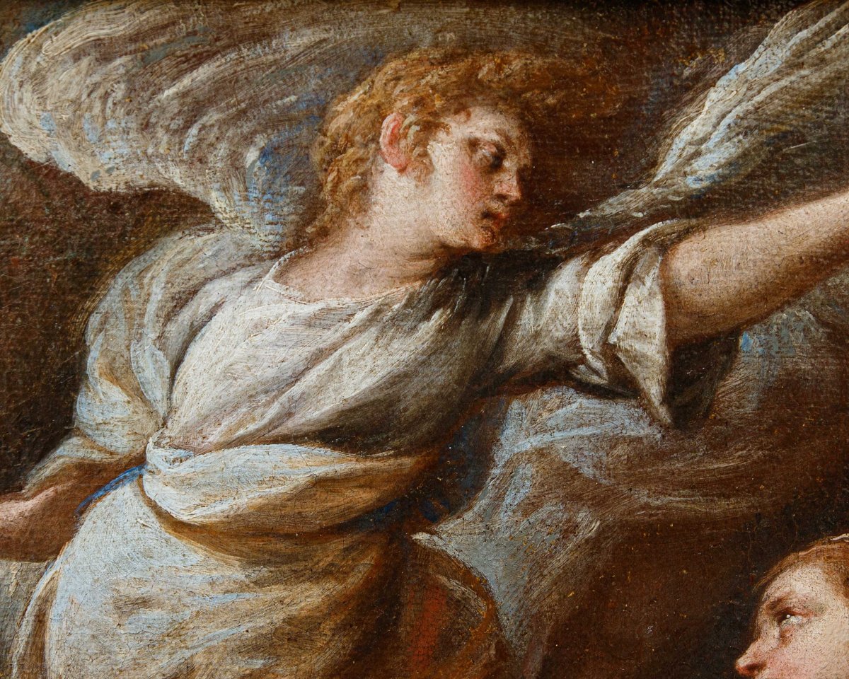 Carlo Francesco Nuolone (Milano, 1609 – 1662), L’apparizione dell’angelo ad Agar e Ismaele-photo-4