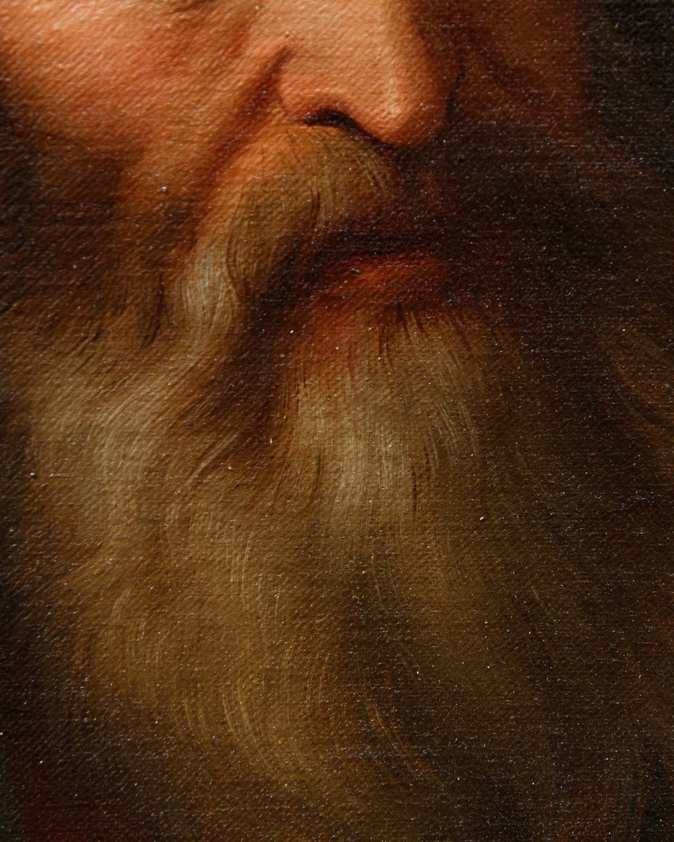 Carlo Arienti (Bologna, 1801 - Torino, 1873), attr.,Ritratto d'uomo con turbante (Testa di cara-photo-2