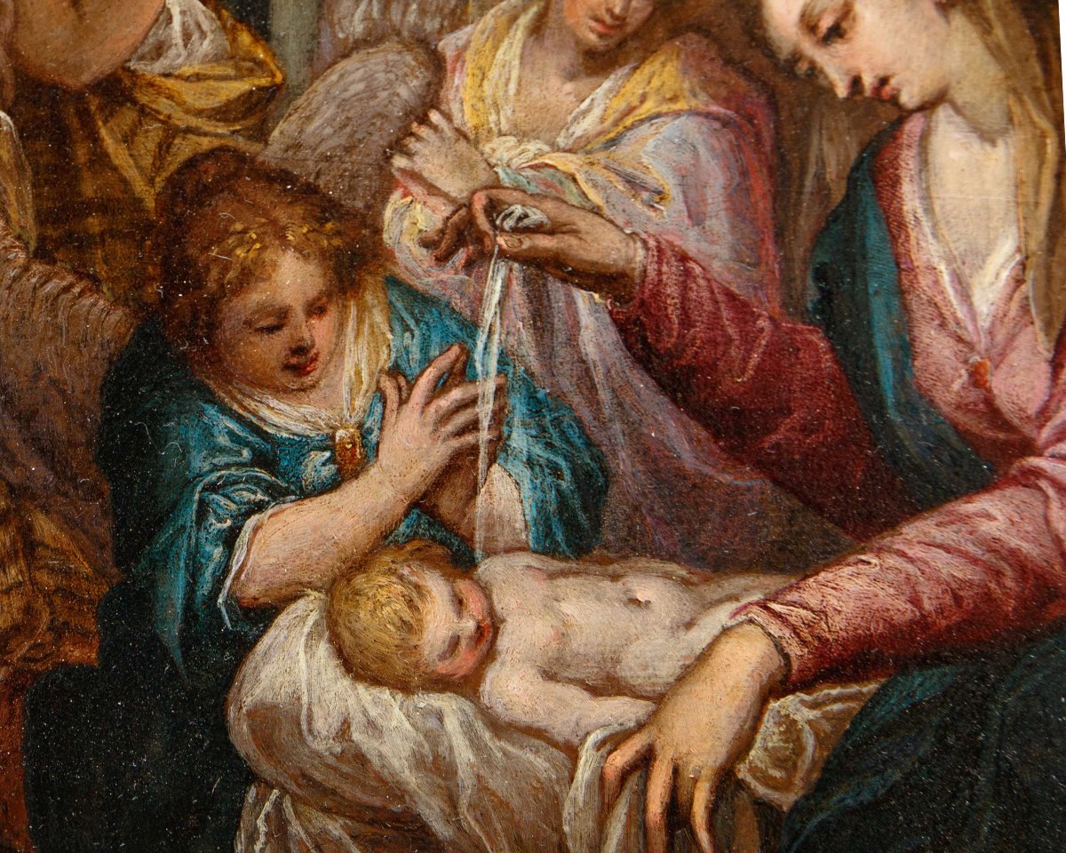 Ultimo quarto del XVI secolo, Adorazione dei pastori-photo-3
