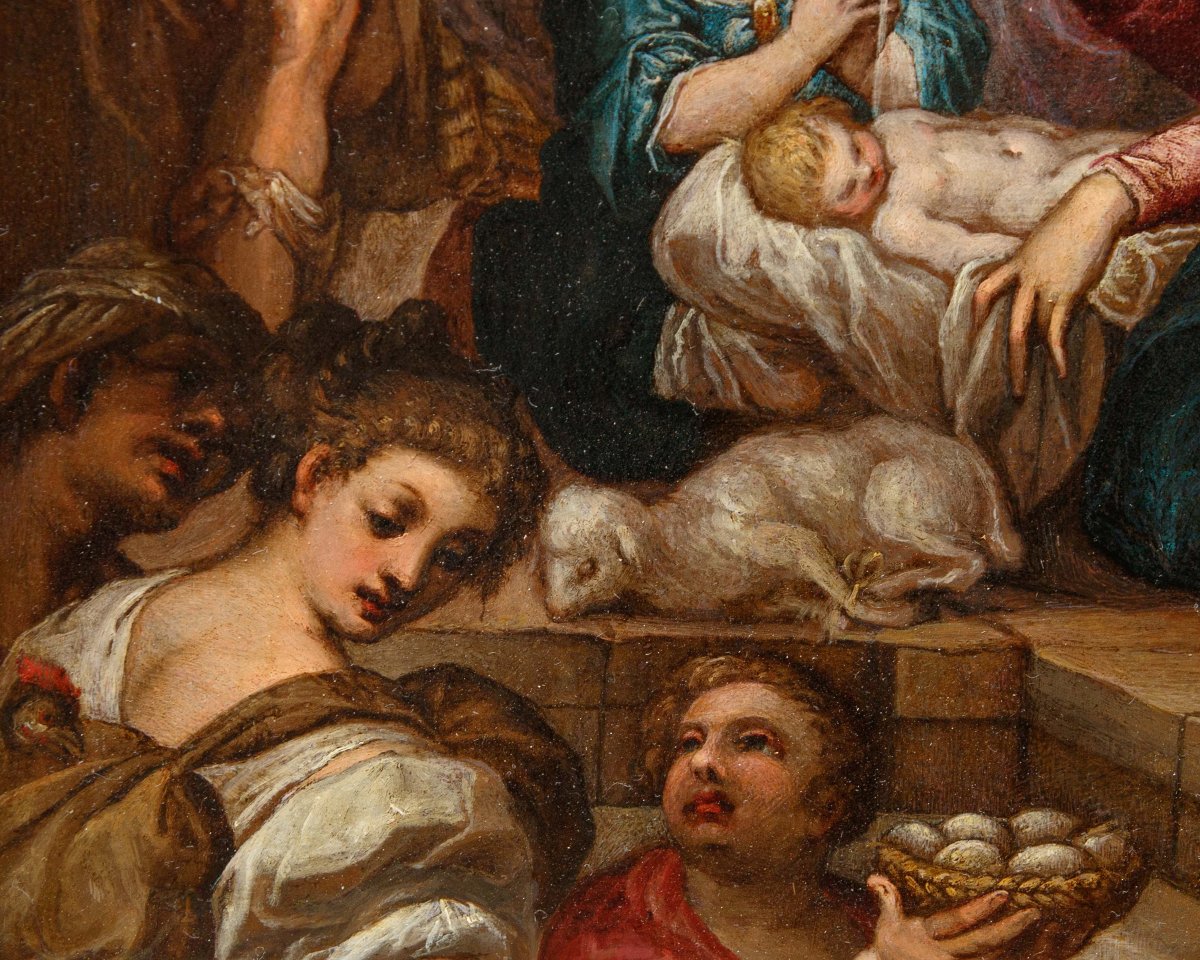 Ultimo quarto del XVI secolo, Adorazione dei pastori-photo-4