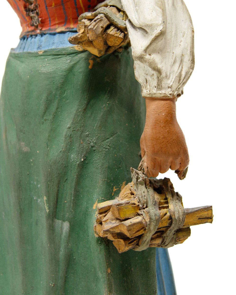 Caltagirone, fine del XVIII secolo, bottega Bongiovanni Vaccaro, Figure del presepe-photo-6