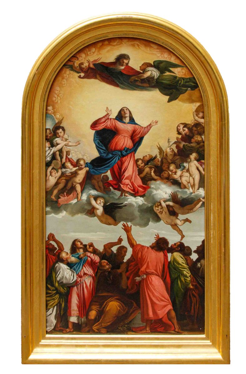 XIX secolo, da Tiziano Vecellio (Pieve di Cadore, 1488/1490 – Venezia, 27 agosto 1576), Assunta