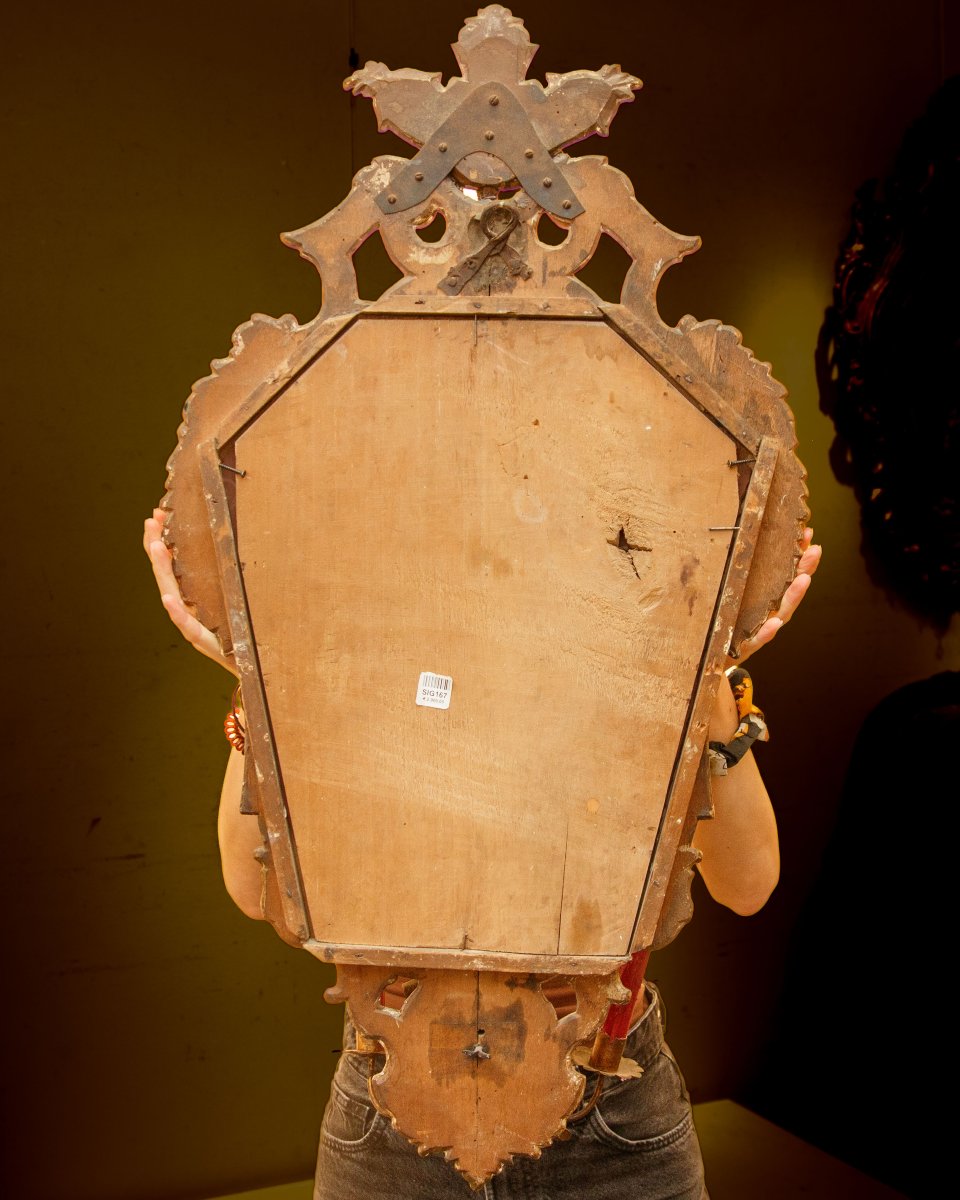 XVIII secolo. Coppia di specchiere-photo-1