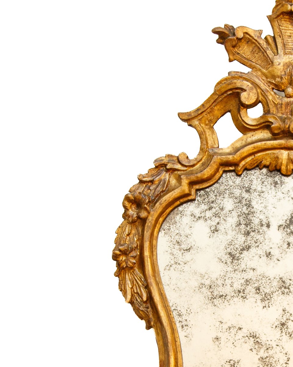 XVIII secolo. Coppia di specchiere-photo-8