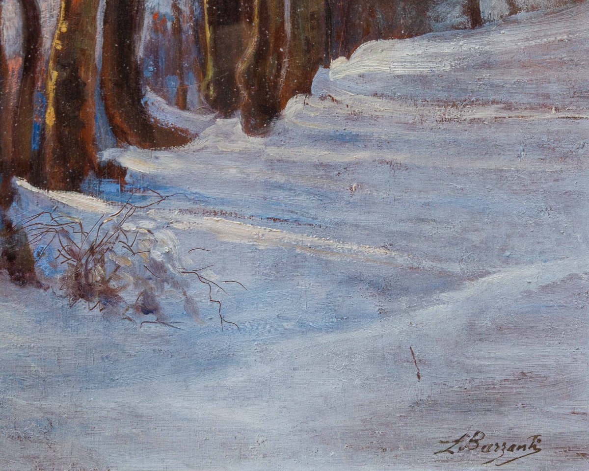 Licinio Barzanti (Forlì, 29 ottobre 1857 – Como, 4 dicembre 1944), Paesaggio innevato-photo-6