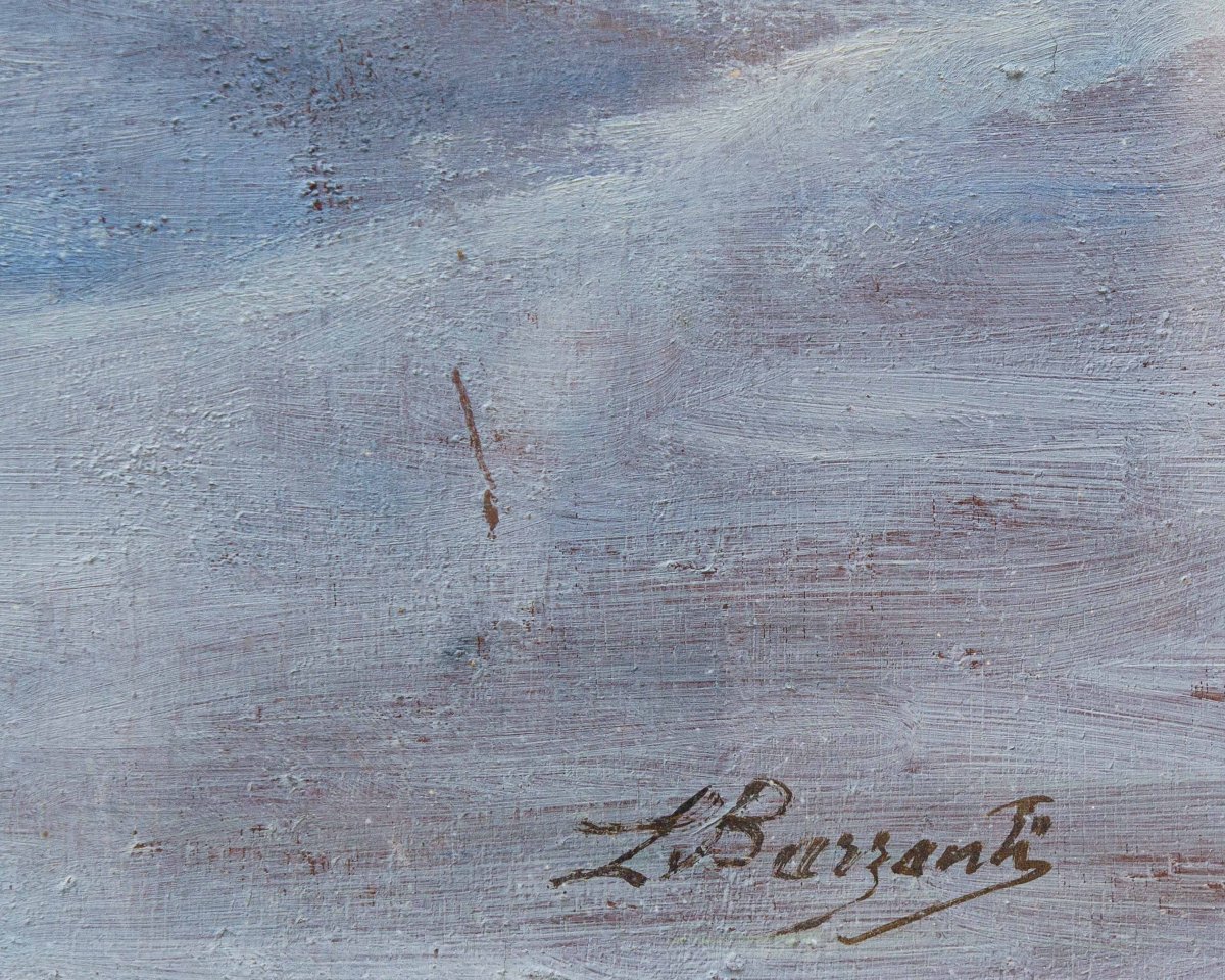 Licinio Barzanti (Forlì, 29 ottobre 1857 – Como, 4 dicembre 1944), Paesaggio innevato-photo-7