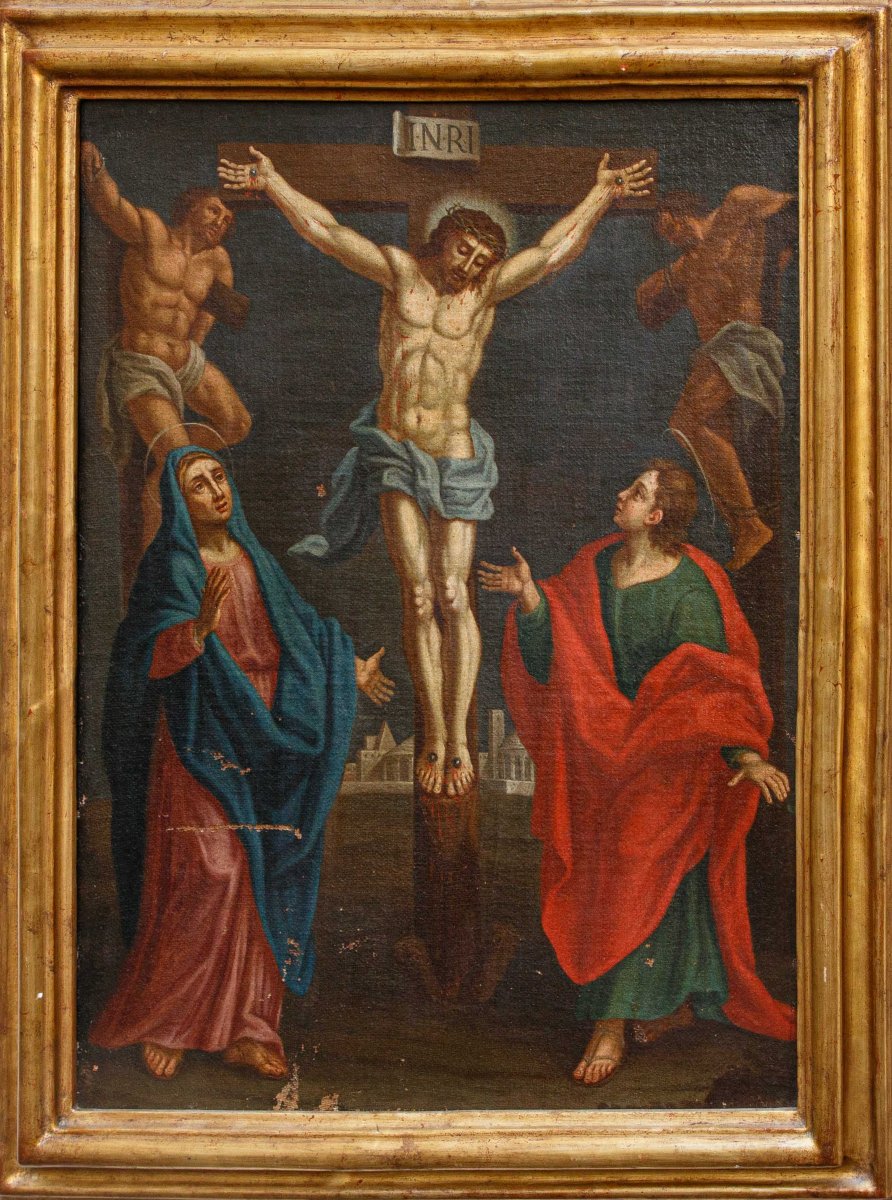 Scuola romana, XVII secolo, La Crocifissione