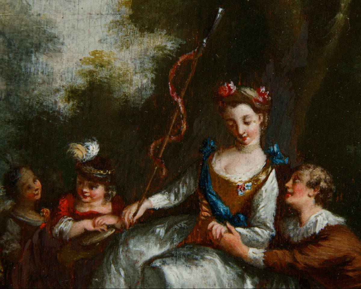 XVIII secolo, Scuola francese, Scene galanti-photo-5