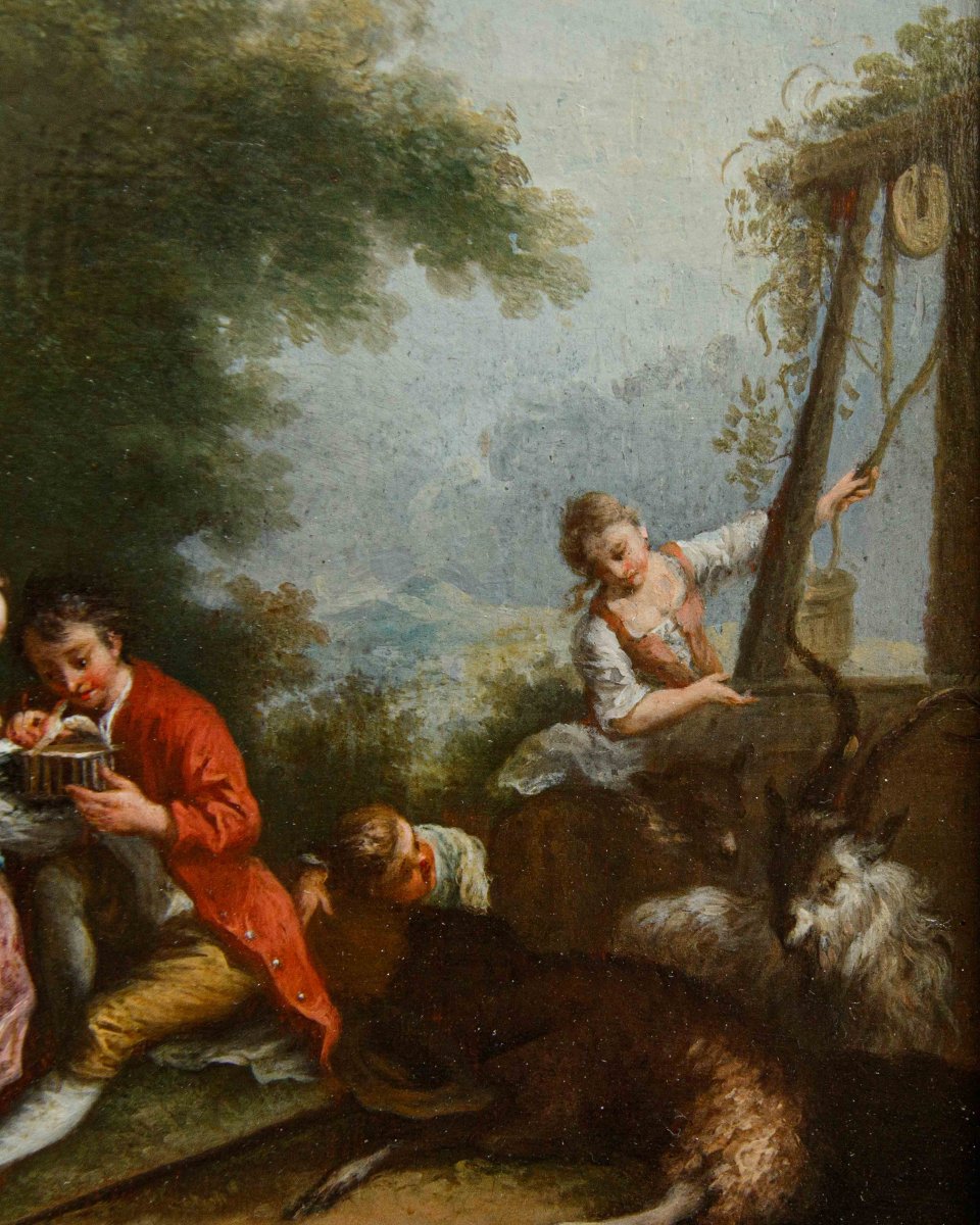 XVIII secolo, Scuola francese, Scene galanti-photo-6