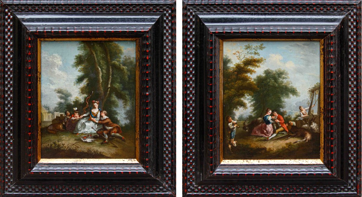 XVIII secolo, Scuola francese, Scene galanti