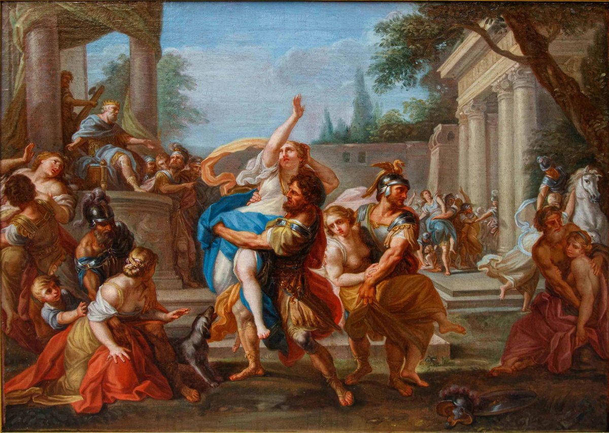 Placido Costanzi (1702 – 1759), Il ratto delle Sabine-photo-3