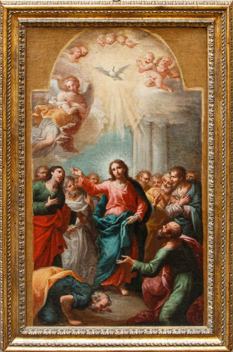 Mauro Picenardi ( 1735 – 1809), attr. Cristo tra i discepoli