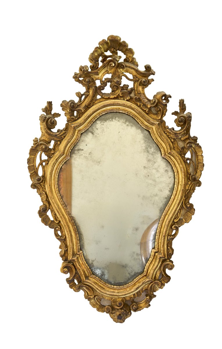 Veneto, secolo XVIII, Coppia di specchiere-photo-2