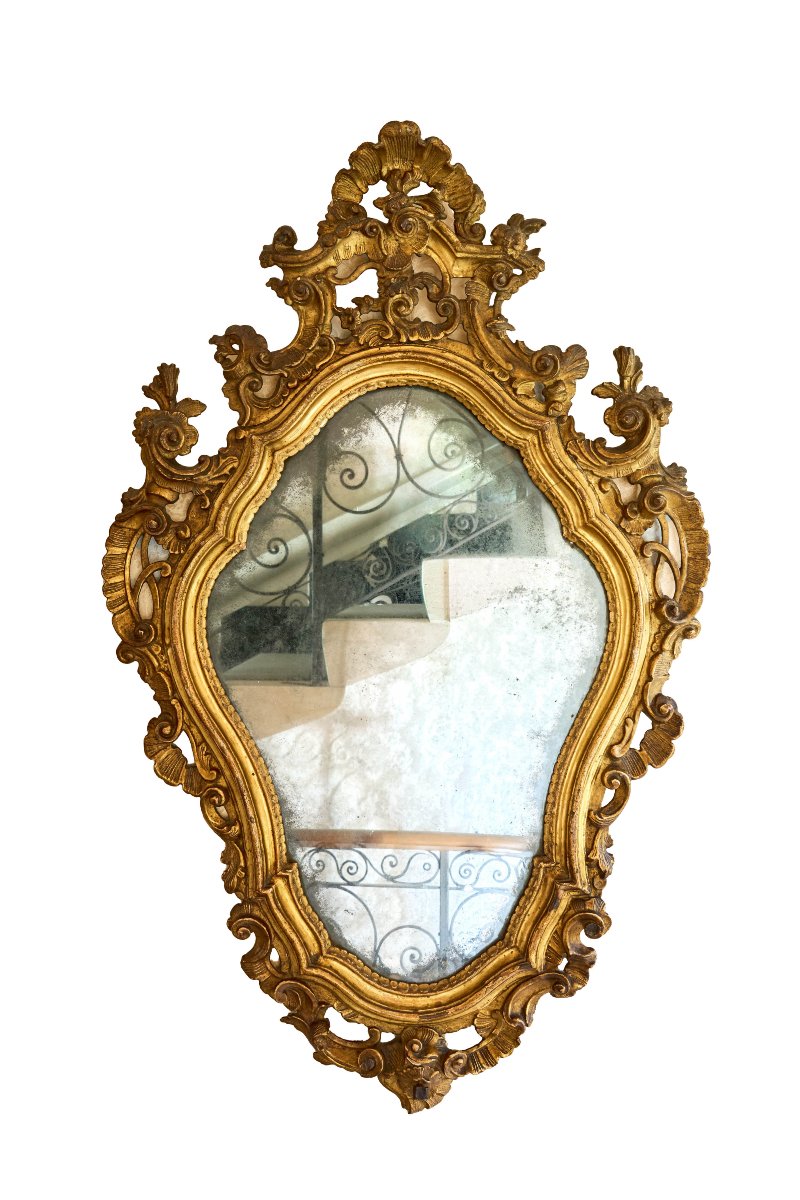 Veneto, secolo XVIII, Coppia di specchiere-photo-3