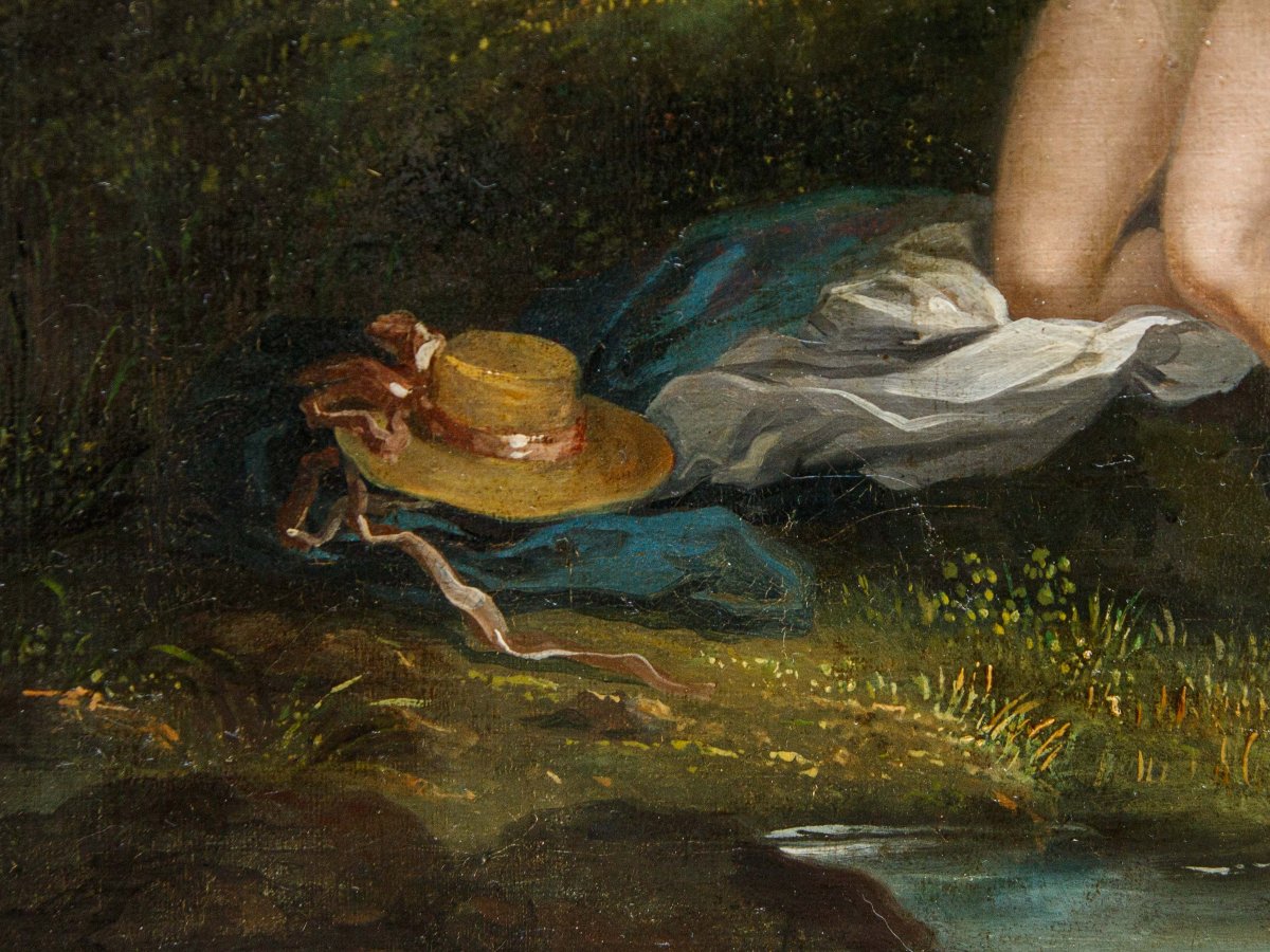 Fine del XVIII secolo - Inizio XIX secolo,Scena con Euridice e Coppia di ninfe -photo-2
