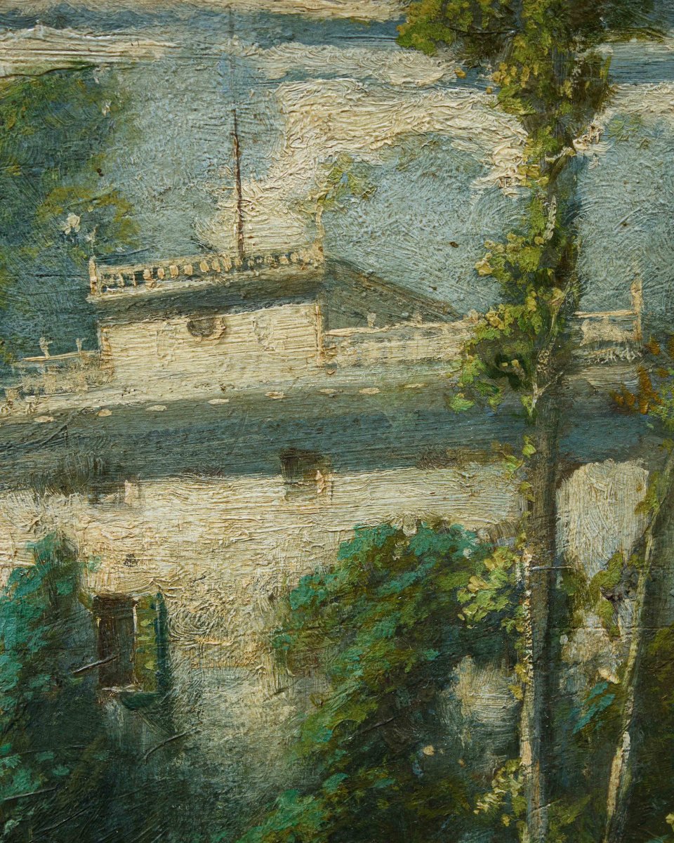 Guglielmo Napoli (Pavia 1868 – Genova 1945), Scena galante-photo-4